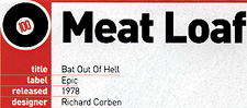 MEAT LOAF - title: Bat Out Of Hell - label: Epic - released 1978 - designer: Richard Corben