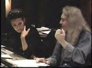 Celine Dion and Jim Steinman working together