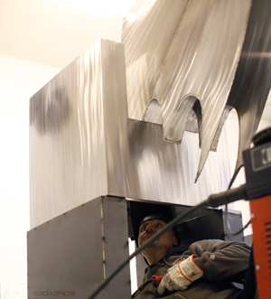 Rob working underneath the throne