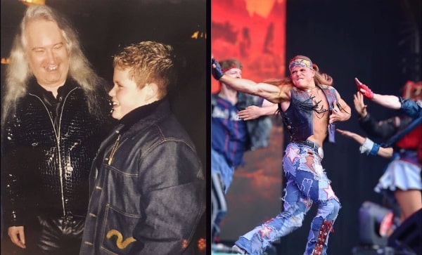 Gio Spano in 1998 and 2017
