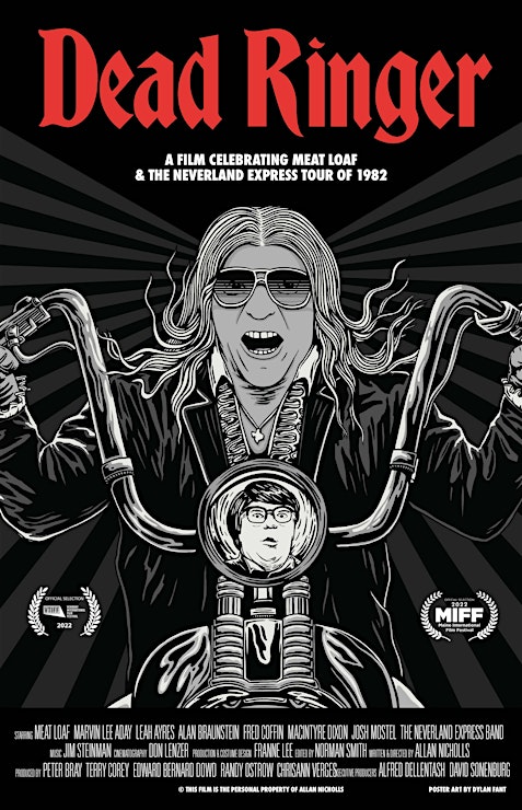 Poster for the Meat Loaf film Dead Ringer, 1982
