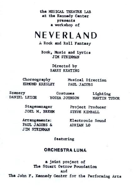 Kennedy Center Program