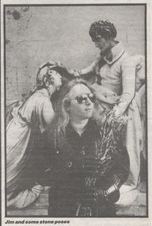 a graveyard scene with Jim Steinman